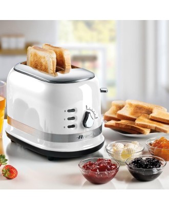 Toaster pentru 2 felii de paine, alb, Moderna - ARIETE